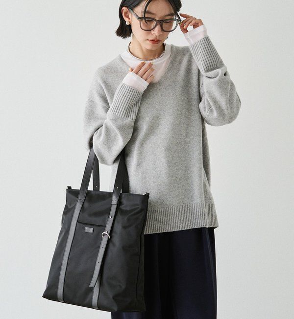  「アシンメトリーハンドルトートバッグ」|トートバッグ|