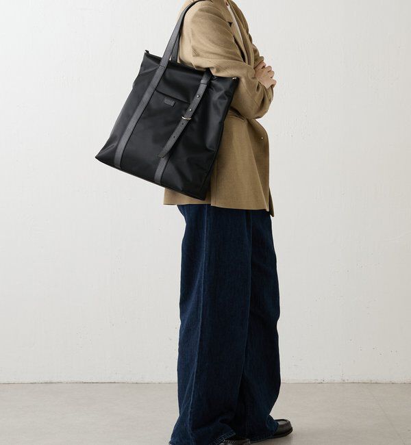  「アシンメトリーハンドルトートバッグ」|トートバッグ|