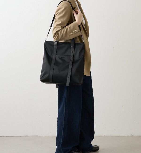  「アシンメトリーハンドルトートバッグ」|トートバッグ|