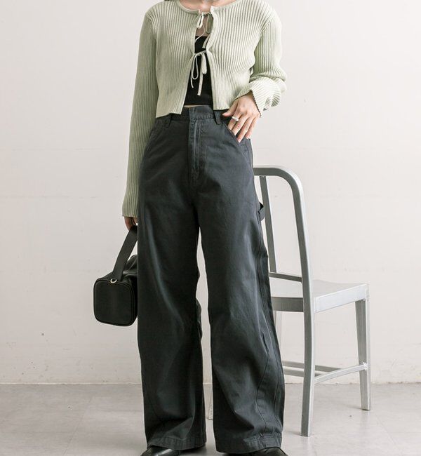  「【5色展開】ラメリボンカーディガン」|カーディガン|