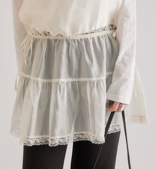  「シアーレースキャミチュニック」|シャツ・ブラウス|