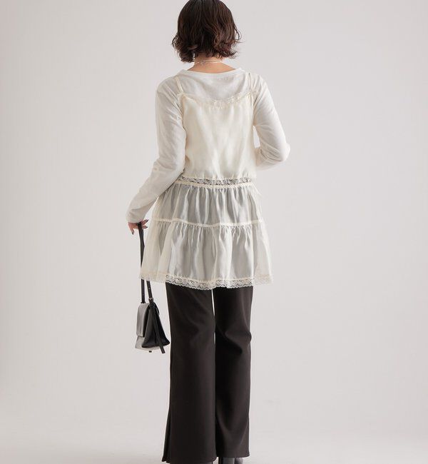  「シアーレースキャミチュニック」|シャツ・ブラウス|