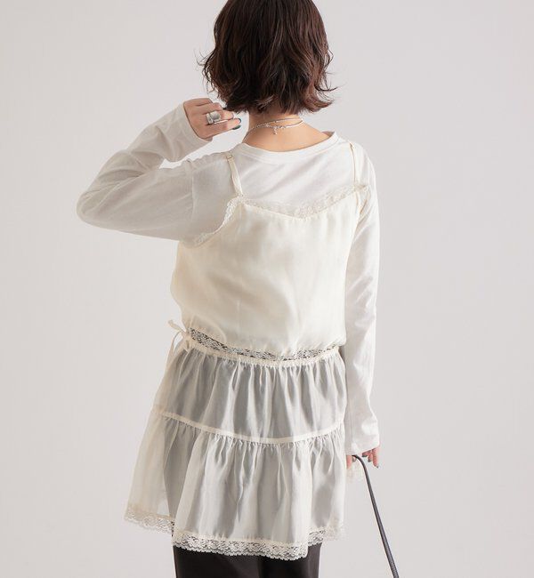 「シアーレースキャミチュニック」|シャツ・ブラウス|