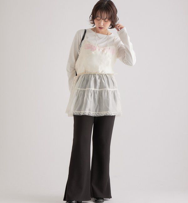  「シアーレースキャミチュニック」|シャツ・ブラウス|