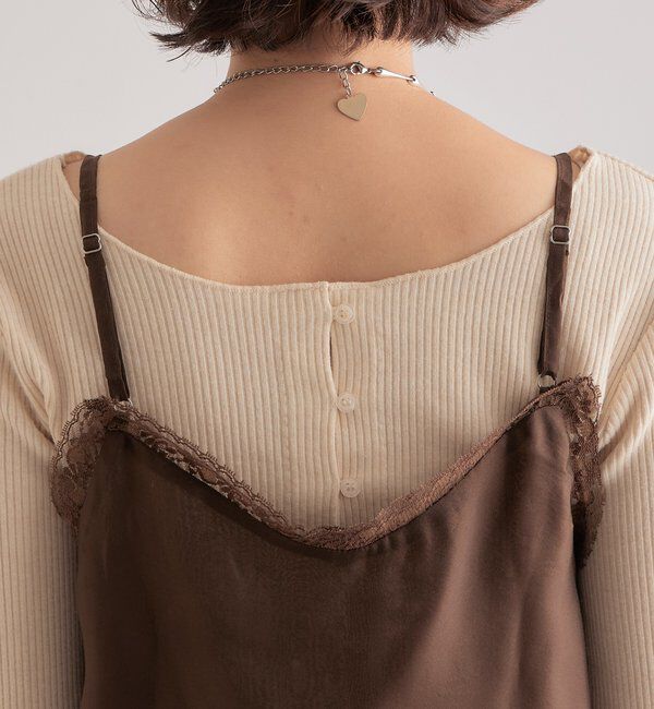  「シアーレースキャミチュニック」|シャツ・ブラウス|