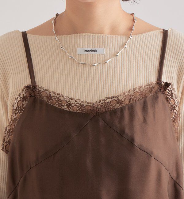  「シアーレースキャミチュニック」|シャツ・ブラウス|