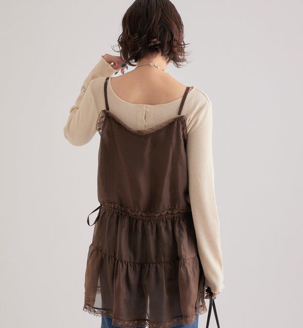  「シアーレースキャミチュニック」|シャツ・ブラウス|