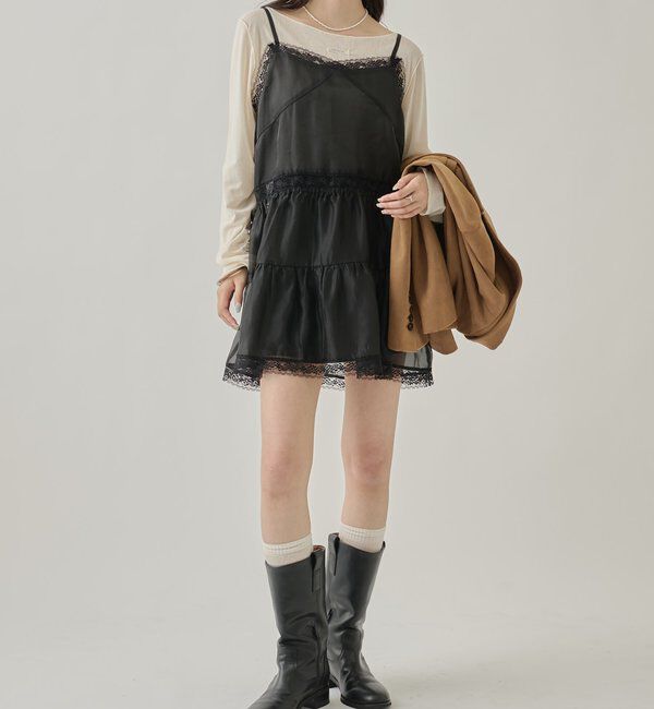  「シアーレースキャミチュニック」|シャツ・ブラウス|