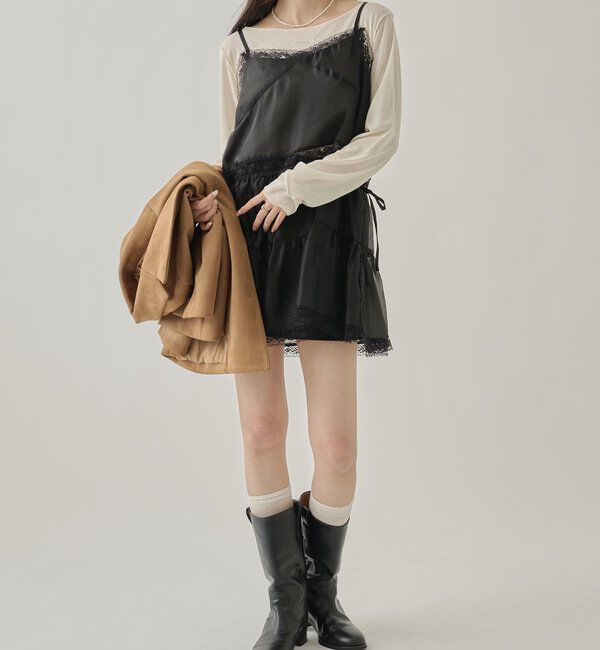  「シアーレースキャミチュニック」|シャツ・ブラウス|