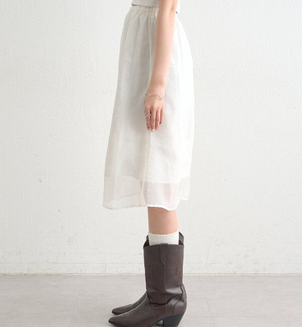  「シアーミドルスカート」|スカート|