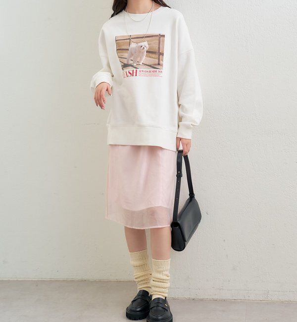  「シアーミドルスカート」|スカート|