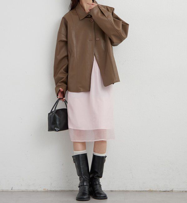  「シアーミドルスカート」|スカート|