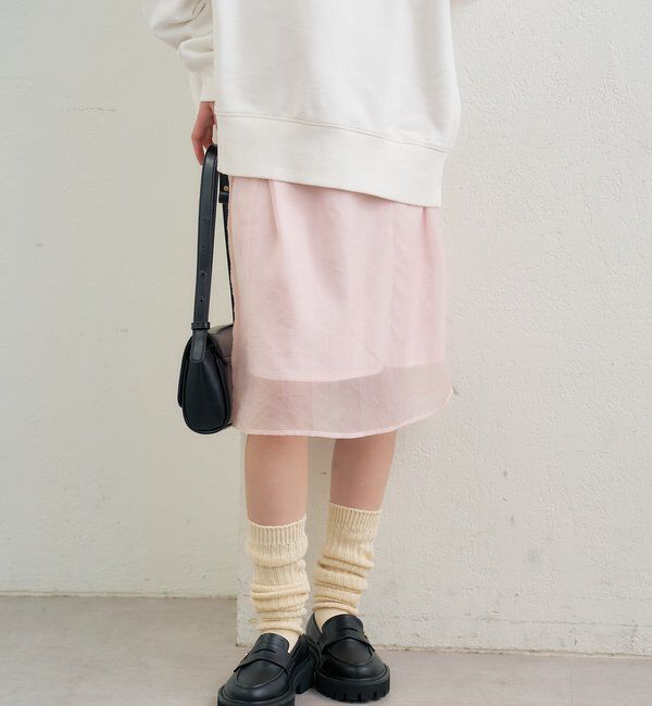  「シアーミドルスカート」|スカート|