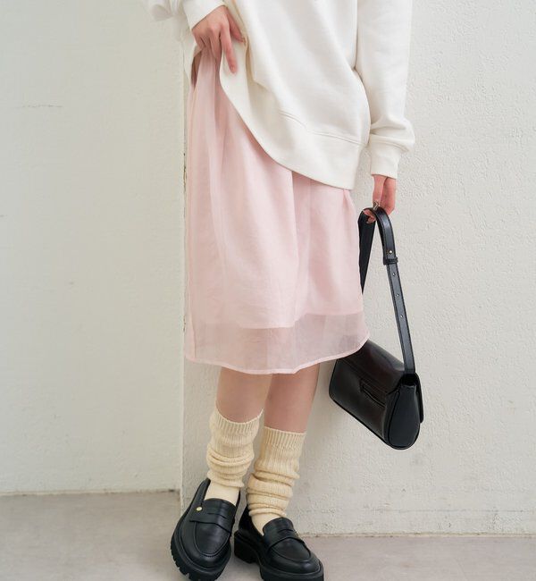  「シアーミドルスカート」|スカート|