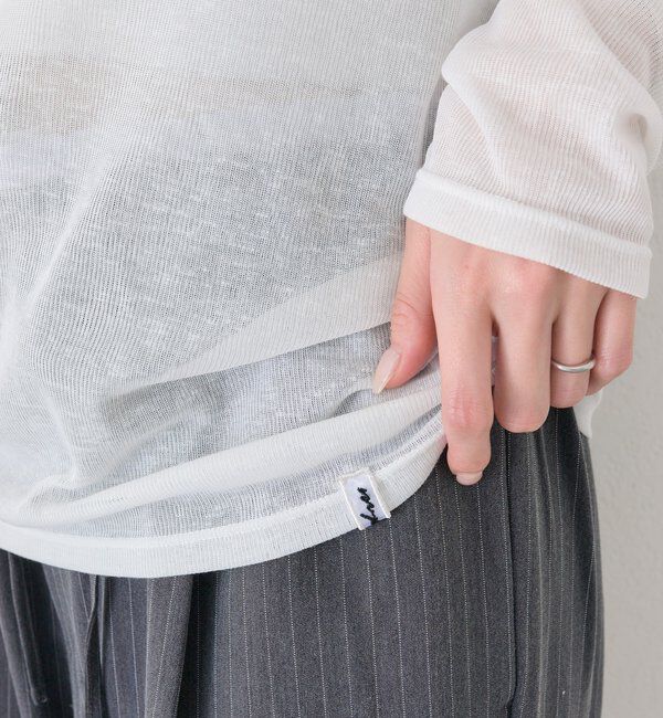  「チュールタグシアーロンT」|Tシャツ・カットソー|