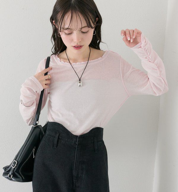  「チュールタグシアーロンT」|Tシャツ・カットソー|