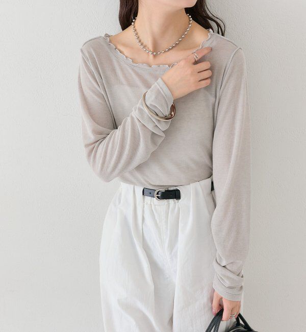  「チュールタグシアーロンT」|Tシャツ・カットソー|