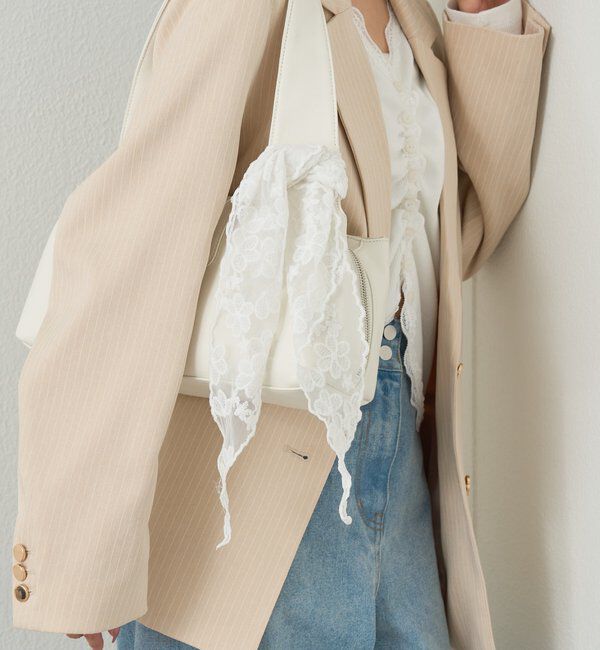  「フラワーレーススカーフ」|マフラー|