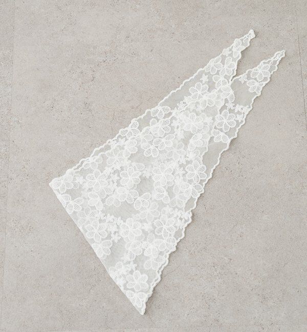  「フラワーレーススカーフ」|マフラー|