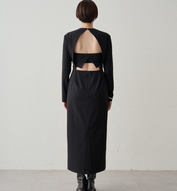  「【Atelier N5/アトリエヌメロサンク】バックオープンワンピース」|ワンピース|