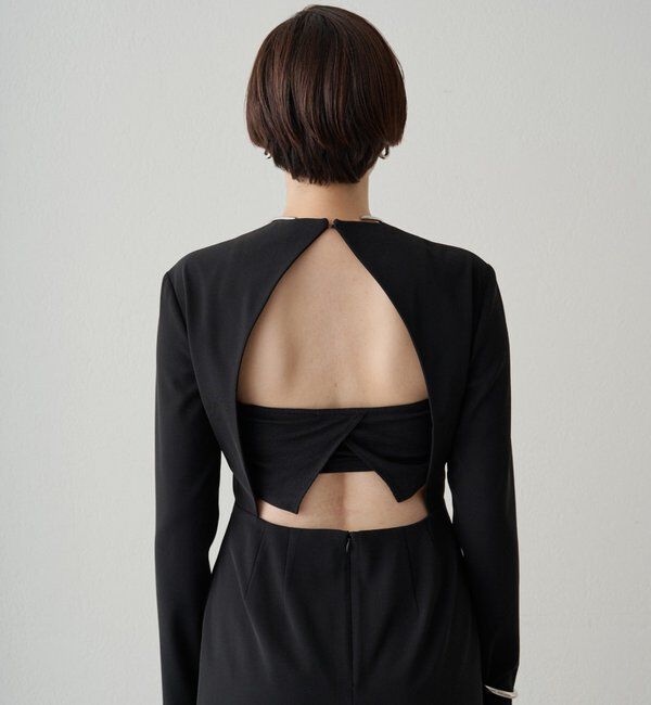  「【Atelier N5/アトリエヌメロサンク】バックオープンワンピース」|ワンピース|