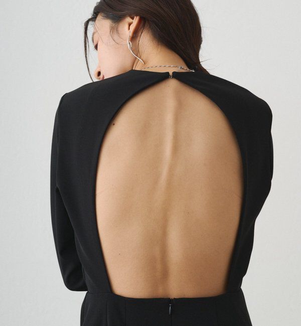  「【Atelier N5/アトリエヌメロサンク】バックオープンワンピース」|ワンピース|