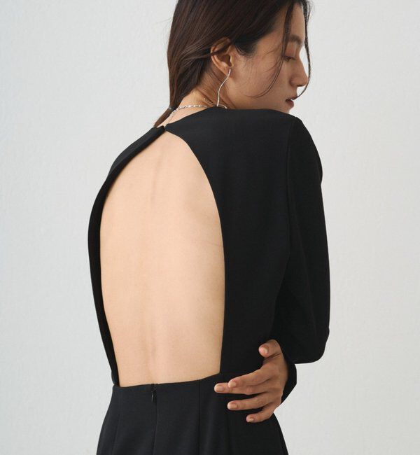  「【Atelier N5/アトリエヌメロサンク】バックオープンワンピース」|ワンピース|