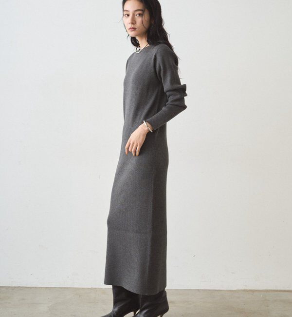  「リブニットワンピース」|ワンピース|