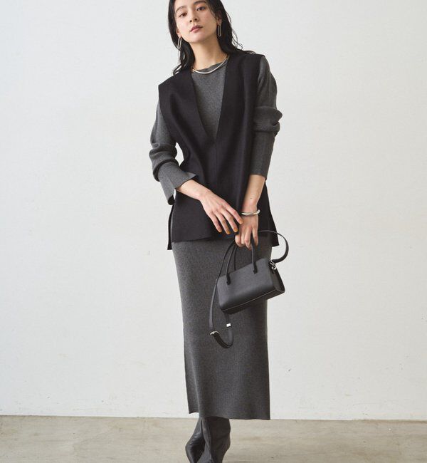  「リブニットワンピース」|ワンピース|