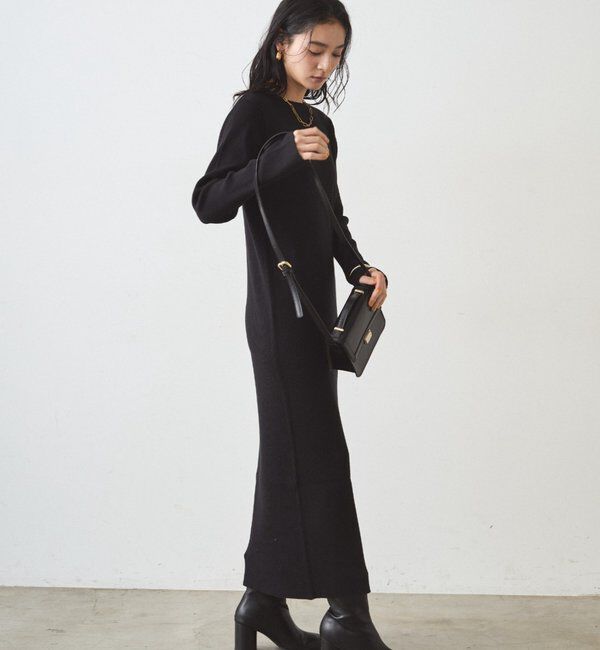  「リブニットワンピース」|ワンピース|