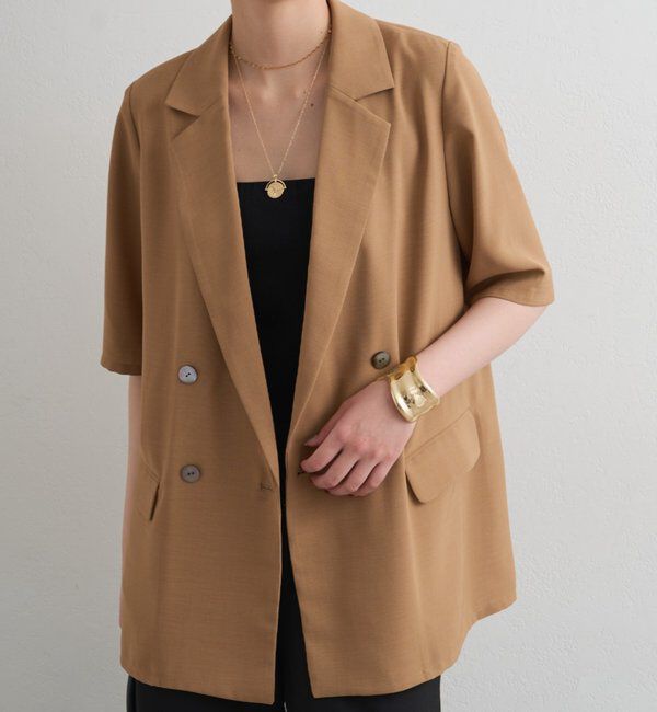  「ハーフスリーブジャケット」|テーラードジャケット|