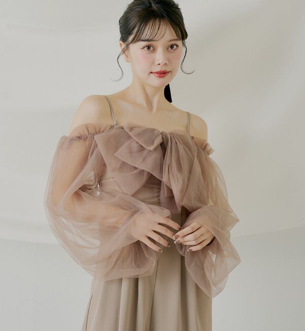  「【SALON byChico】フロントリボンドッキングコンビネゾン/オケージョン」|ドレス|