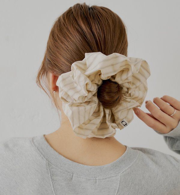  「ストライプBIGシュシュ」|その他|