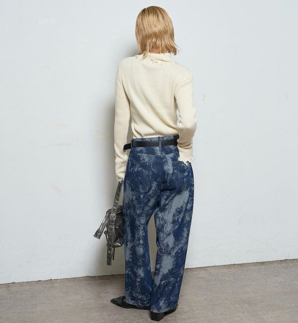  「アソート柄ローライズデニム」|デニム|