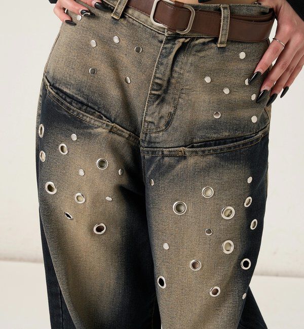  「アイレットスラポケブラストデニム」|デニム|