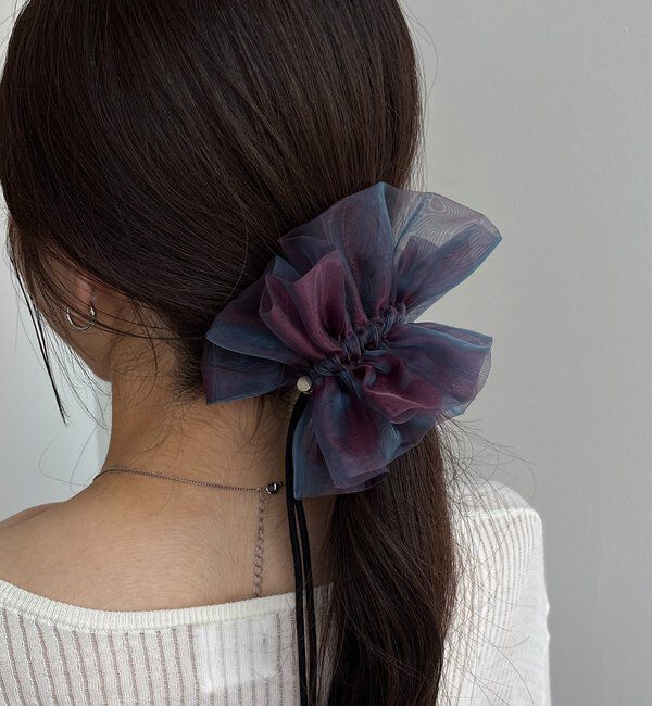  「【新色追加】〈GOLDY/ゴールディ〉ドロストオーガンジーシュシュ」|リング|