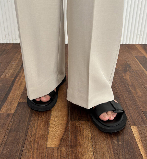  「【待望の追加決定！/新色ブラウン】ラップリボンパンツ」|チノ|