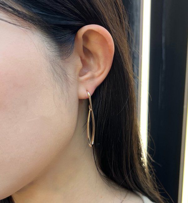  「〈GOLDY/ゴールディ〉ドロップラインフックピアス」|リング|