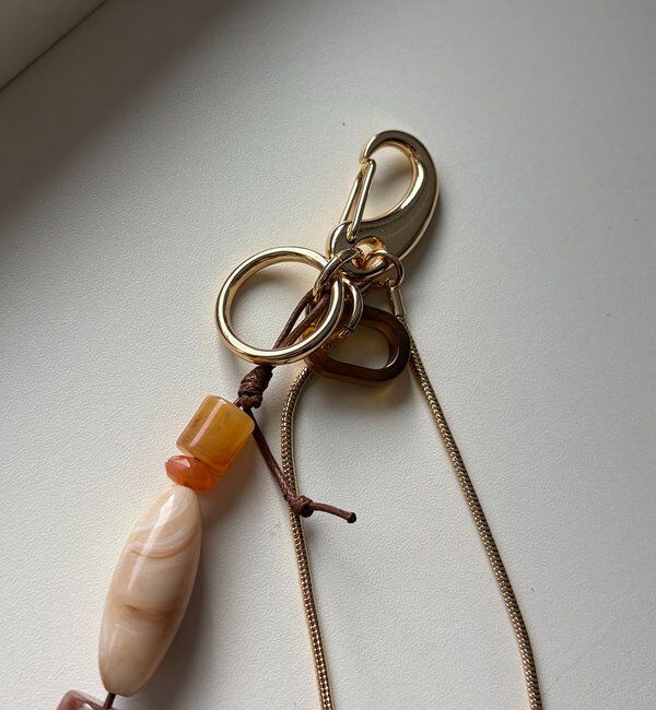  「〈GOLDY/ゴールディ〉マルチビーズチャーム」|リング|