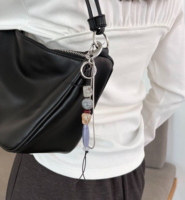  「〈GOLDY/ゴールディ〉マルチビーズチャーム」|リング|シルバー