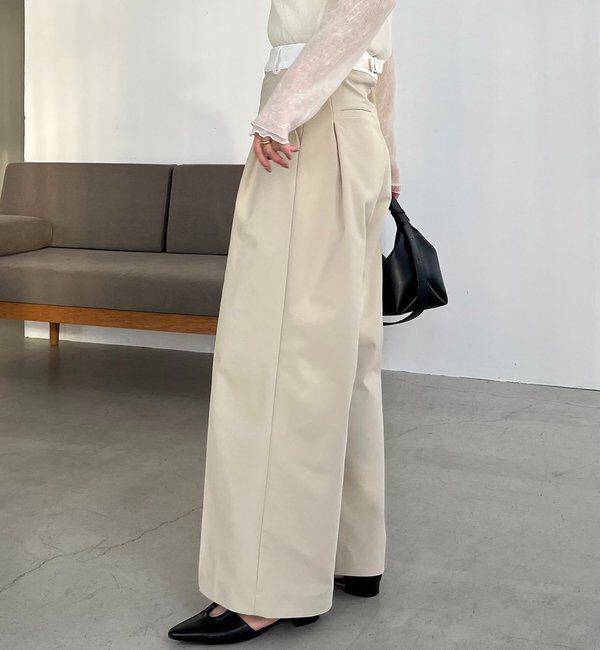  「〈C.L〉バイカラーウエストパンツ」|チノ|