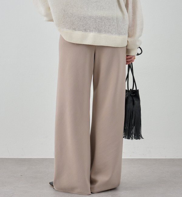  「ダブルクロスワイドパンツ」|チノ|