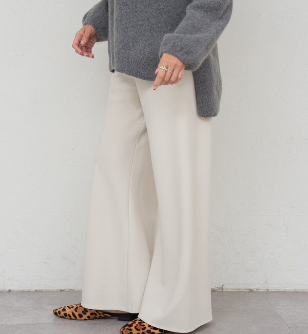  「ダブルクロスワイドパンツ」|チノ|