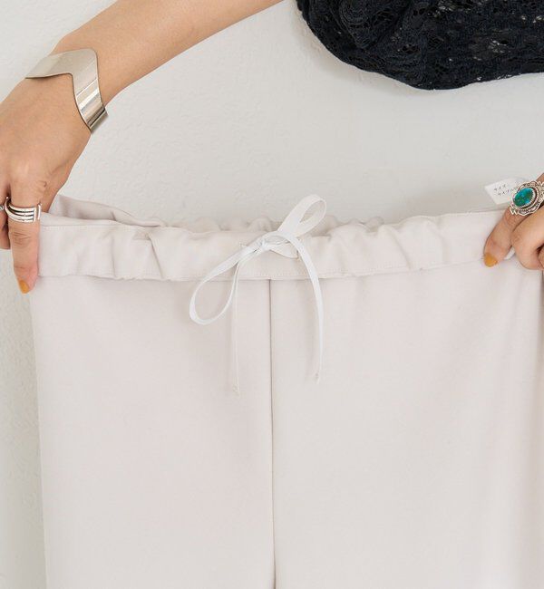  「ダブルクロスワイドパンツ」|チノ|