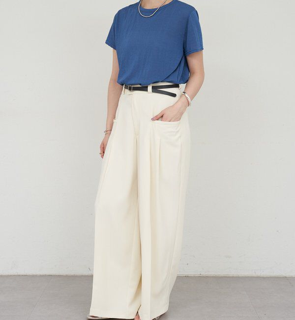  「シャイニー天竺Tシャツ」|Tシャツ・カットソー|