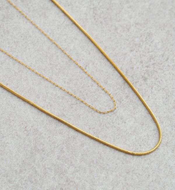  「ツインラインネックレス」|ネックレス|