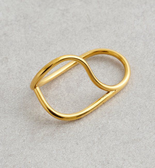  「カーブラインダブルリング」|リング|