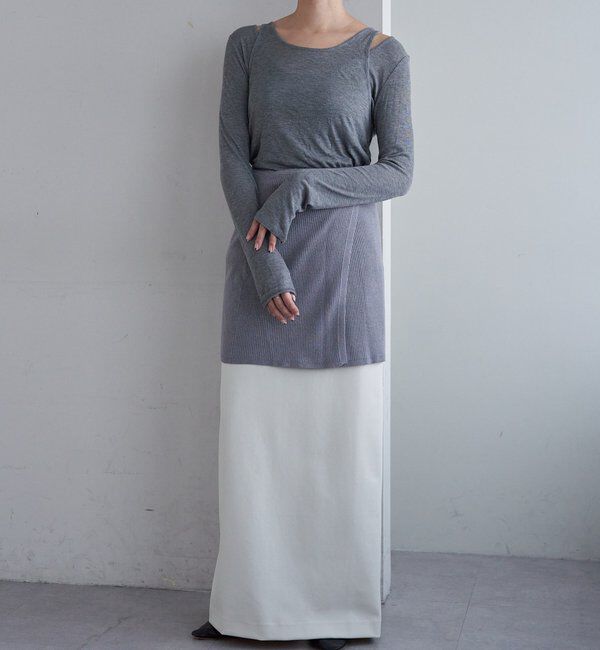  「ストレッチジャージータイトスカート」|スカート|