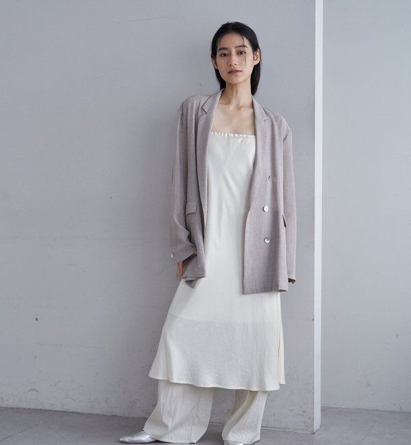  「【26SS予約】シアーウォッシャブルジャケット」|テーラードジャケット|