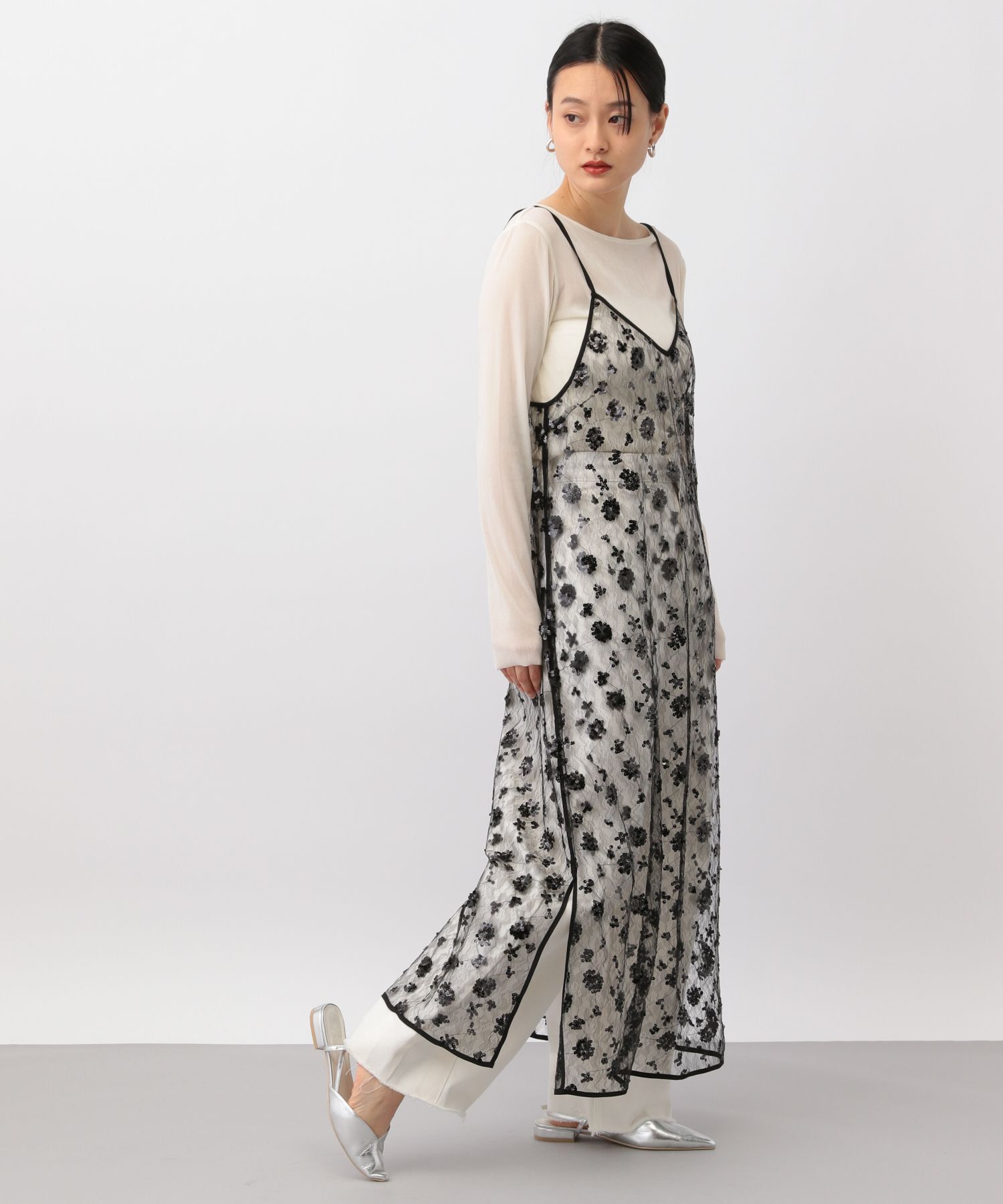 A part by 「スパンコールキャミワンピース」|ワンピース|